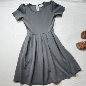 LulaRoe FIT & FLARE Short Sleeve Midi Dress